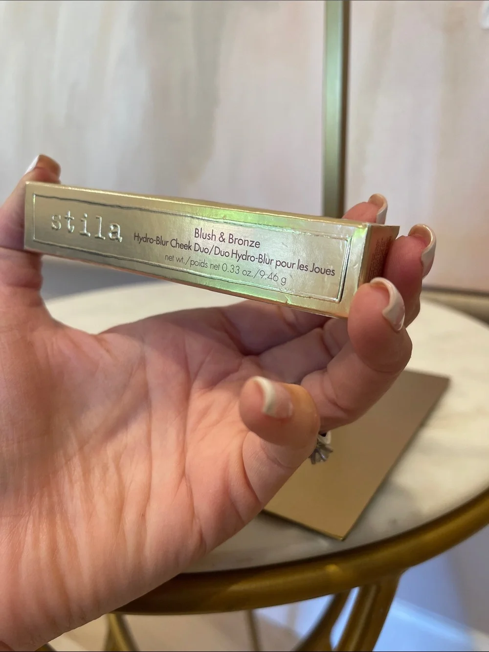 NIB Stila Blush & Bronze Duo Hydro-Blur Cheek Stick